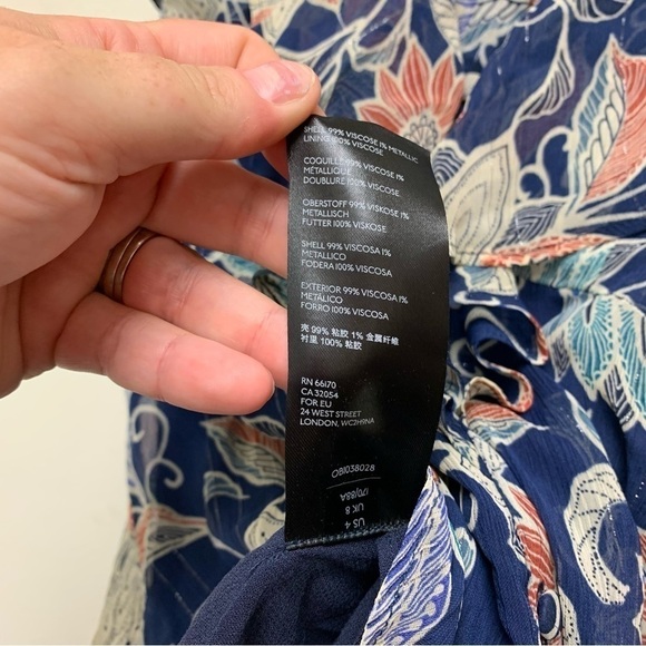 Maeve Anthropologie Mariposa Open Shoulder Ruffled Top - Picture 7 of 11